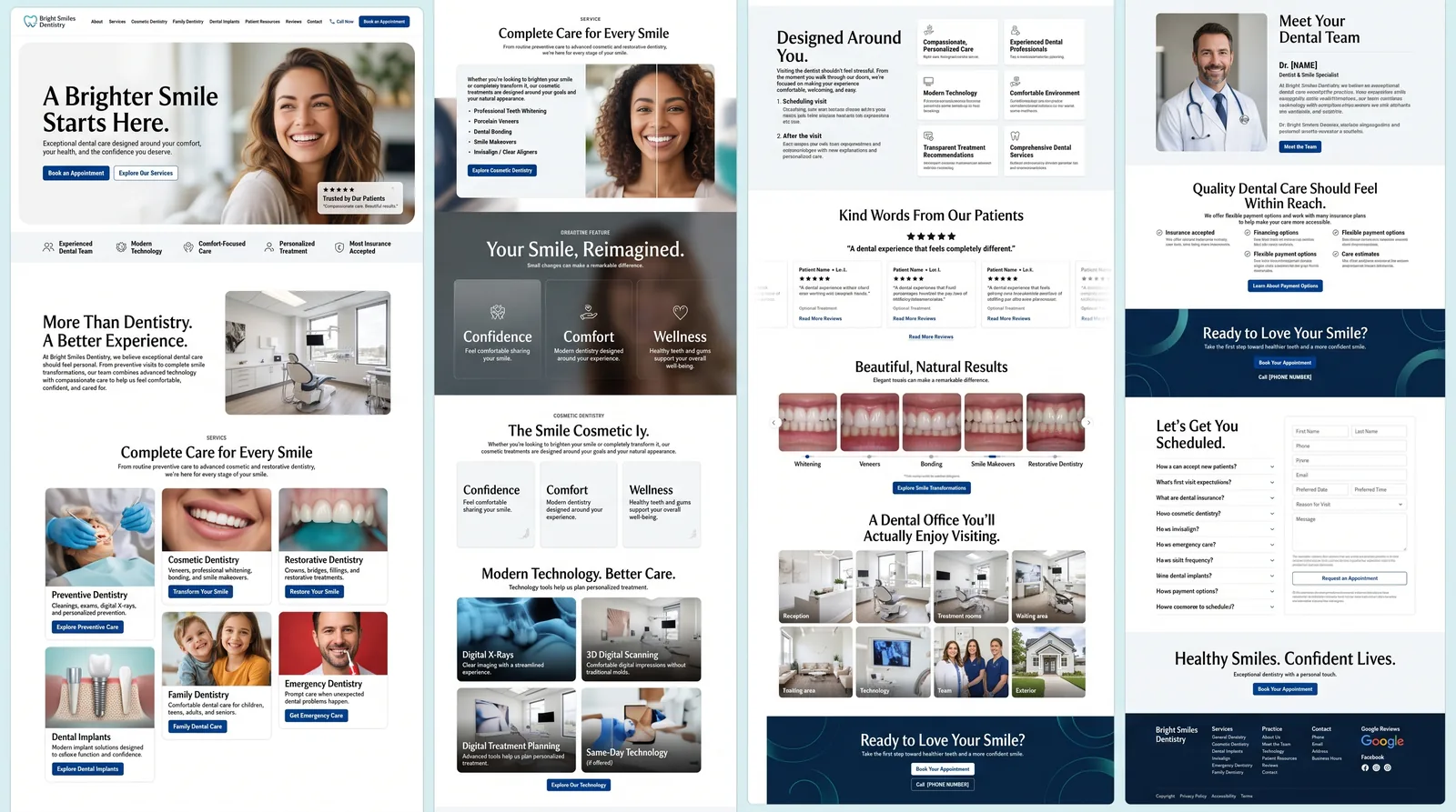 Dental example website