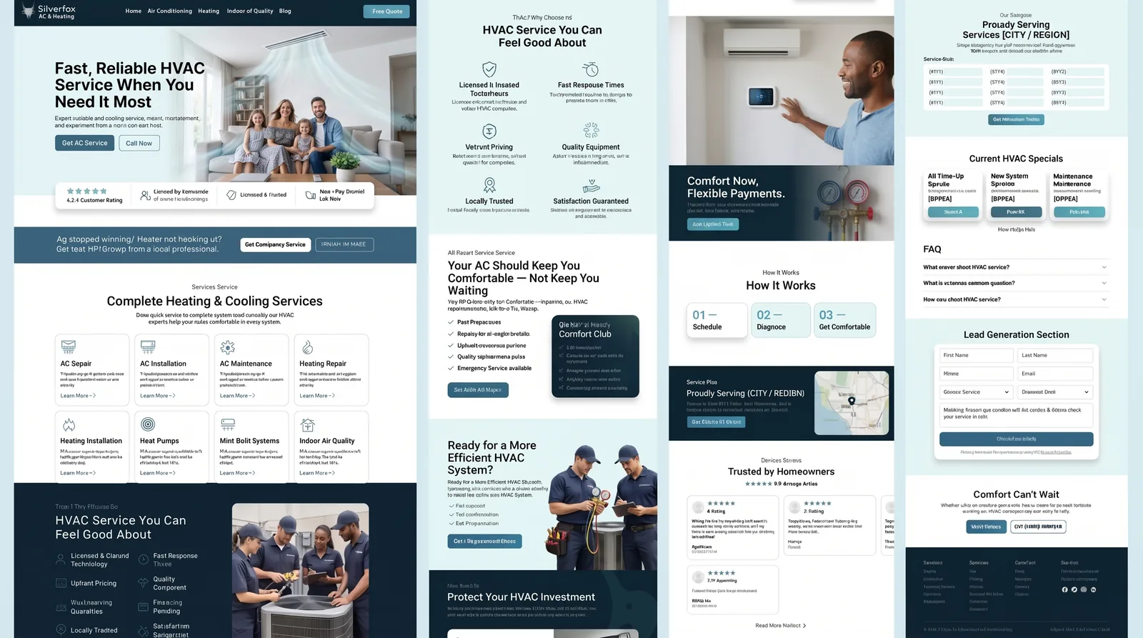 HVAC example website