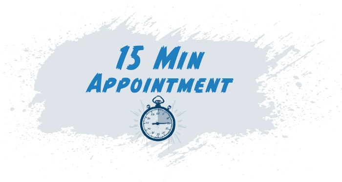 A stopwatch, illustrating a short introductory call